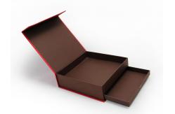 China Custom Made Double Drawer Rigid Cardboard Box Compressed Tea Gift Box supplier