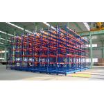 Electrical Mobile Racking Automated Warehouse System With Rail Steel Q235 Material for sale