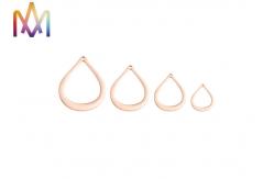 China Unisex Colored Polished SUS Hollow Drop Pendant supplier
