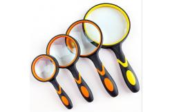 China Customized Large Glass Magnifier , Durable Illuminated Hand Magnifier Easy Operation supplier