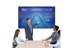 China IR LCD Intelligent Interactive Flat Panel 100 Inch Wireless Finger Touch supplier