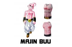 China 93.2% Polyester Majin Buu Custom Anime T Shirts Sublimation Printing supplier