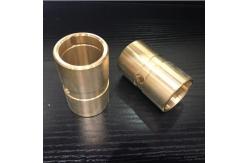 China Precision Flanged Groove Cast Bronze Bearings Spiral Inside Groove Bearings supplier