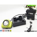 25000lux 530LUM 2.96W Cordless Miners Cap Lamp Oled Screen for sale