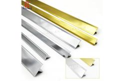 China Customized Aluminum T Transition Strip T3 - T8 Aluminum Edge Trim supplier