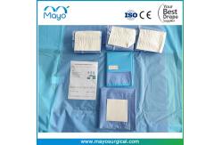 China ISO FDA Ophthalmic Drape With Gown SMMS Surgical Eye Drape Pack OEM supplier