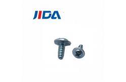 China Allen Flat Pan Head Self Tapping Machine Screw ST3x8 Blue White Zinc supplier