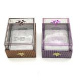 Custom Embossing Perfume Packaging Plastic Lid Paper Base PVC Insert Shipping-Elegant Various Perfume Packaging Options for sale