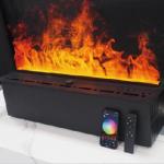 3D Atomization LED Electric Fireplace Simulation Flame Water Vapor Fireplace