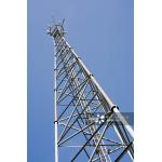 Hot Dip Galvanized Telecom Q235 Steel Structure Tower for sale