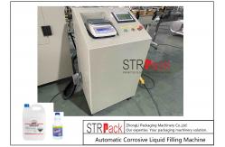 China High Speed 220V / 50Hz Bleaching Water Filling Machine For Multiple Containers supplier