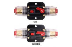 China Resettable 20 Amp Automotive Circuit Breakers 12V 24V 20A Inline Car Overload Protection supplier