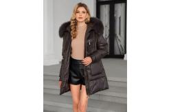 China Bio Down Coat Functionality Real Fox Fur Coat Machine Washable Care Instructions supplier
