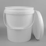 18L Polypropylene Plastic Paint Can Containers For Wall Paint for sale