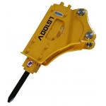Breaking Demolition 3200 mm Hydraulic Hammer For Excavator Longer Piston Stroke for sale