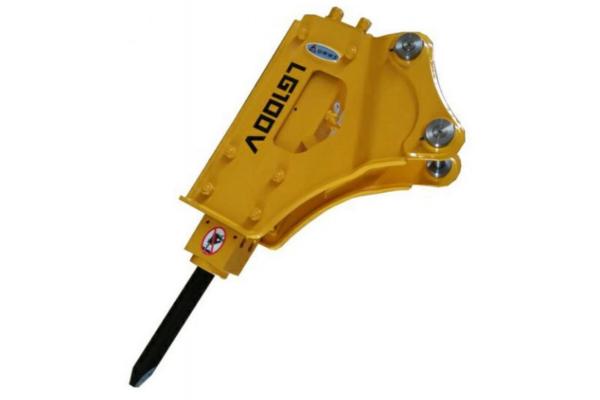 Breaking Demolition 3200 mm Hydraulic Hammer For Excavator Longer Piston Stroke