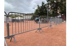 China Temporary Road Safety Traffic Crowd Control Barrier Fence Galvanized supplier