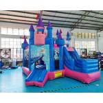 Plato Frozen Castle Bounce House Inflatable Bouncer Combo for sale