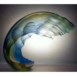 Colorful Indoor Decor Clear Luminous Wave Crystal for sale