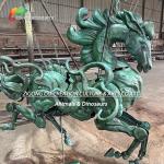 Customized Mechanical Horse For Museum Decoration Shopping Center for sale