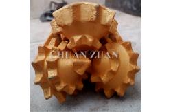 China Gold 98MM Steel Tooth Bit / IADC 127 Roll Forged Tricone Roller Bit supplier