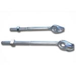 200mm - 450mm Electric Power Fittings HDG Thimble Eye Bolt for sale