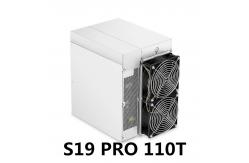 China 31.2W/TH Bitmain Antminer Bitcoin Miner S19 Pro 110T 3400W supplier
