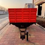 Strong Farm Trailer Equipment with Brakes 5500*2150*550 Carriage Dimension for Versatile Agricultural Transportation