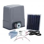 SL800DC Sliding Gate Opener 24V DC Motor Solar Panel Charged Backup Battery Remote Control for sale