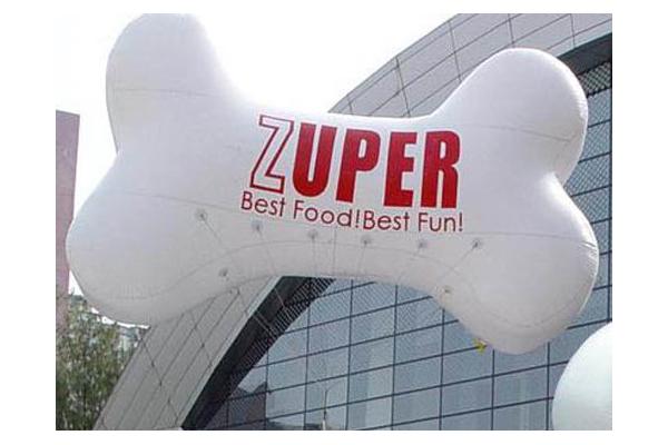 Lovely bones shape inflatable helium balloon