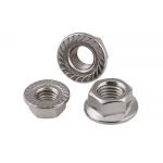 Electric Zinc Hex Flange Lock Nut M8 Shank Wheel Nuts SS304 for sale