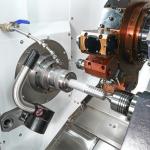 4 Axis Dual Spindle Dual Turret Lathe Accurate 380V With Turning Center for sale