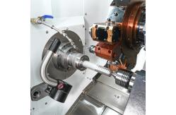 China 4 Axis Dual Spindle Dual Turret Lathe Accurate 380V With Turning Center supplier