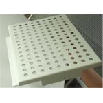 White Color Decorative Perforated Metal Stainless Steel Plate With Polished Surface for sale