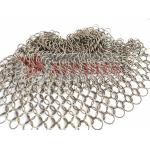 Bronze Stainless Steel Chainmail Metal Ring Mesh For Wall Curtains for sale