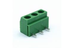 China 5.0mm Pitch 3 Way PCB Screw Terminal Block With PA66 Housing supplier