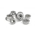 Zinc Plated HDG Shank Bolt Nut 3/8 M10 Flange Nut Carbon Steel for sale