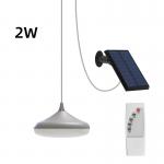 Residential Warm 2w Outdoor Hanging Solar Pendant Light 6000K-7000K for sale