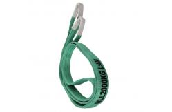 China Woven Pattern Polyester Webbing Sling 2T Polyester Lifting Slings With Two Eyes supplier