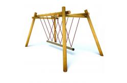 China Swing Set Playground Rope Bridge Hanging Polyester 120mm 2.5m Thick supplier