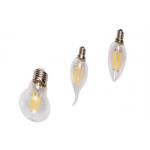 6W E27 Dimmable LED Tear Drop Shape Filament 2700K-6500K Glass High Efficiency