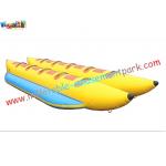 ODM 0.9MM PVC tarpaulin Inflatable Banana Boat Towables Toys  for fishing in lake for sale