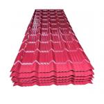 Roofing Corrugated Color Coated Plate Zinc Coated Metal 600-1500mm for sale