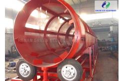China Vibrating Sieve Trommel Drum Screen Machine 10 Ton/Hour supplier