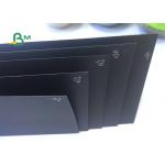 100% Virgin Pulp Surface Glossy Recyclable Black Paper For Hardcover for sale