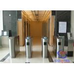 Biometric Access Control Flap Barrier , Full Automatic Barrier Gate for Library / Theater for sale