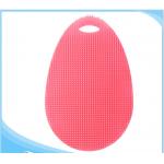 Oval Shape Silicone Mold Tools , Silicone Kitchen Tools Multifunctional Dishwashing Brush