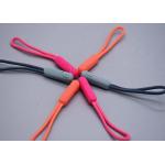 3D Embossed Plastic Zipper Puller With Polyester String For Garments