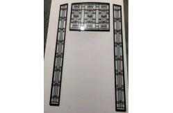 China New design decorative door inserts glass supplier