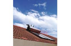 China Integrated Pressurized Flat Plate Solar Water Heater Rooftop Collector supplier